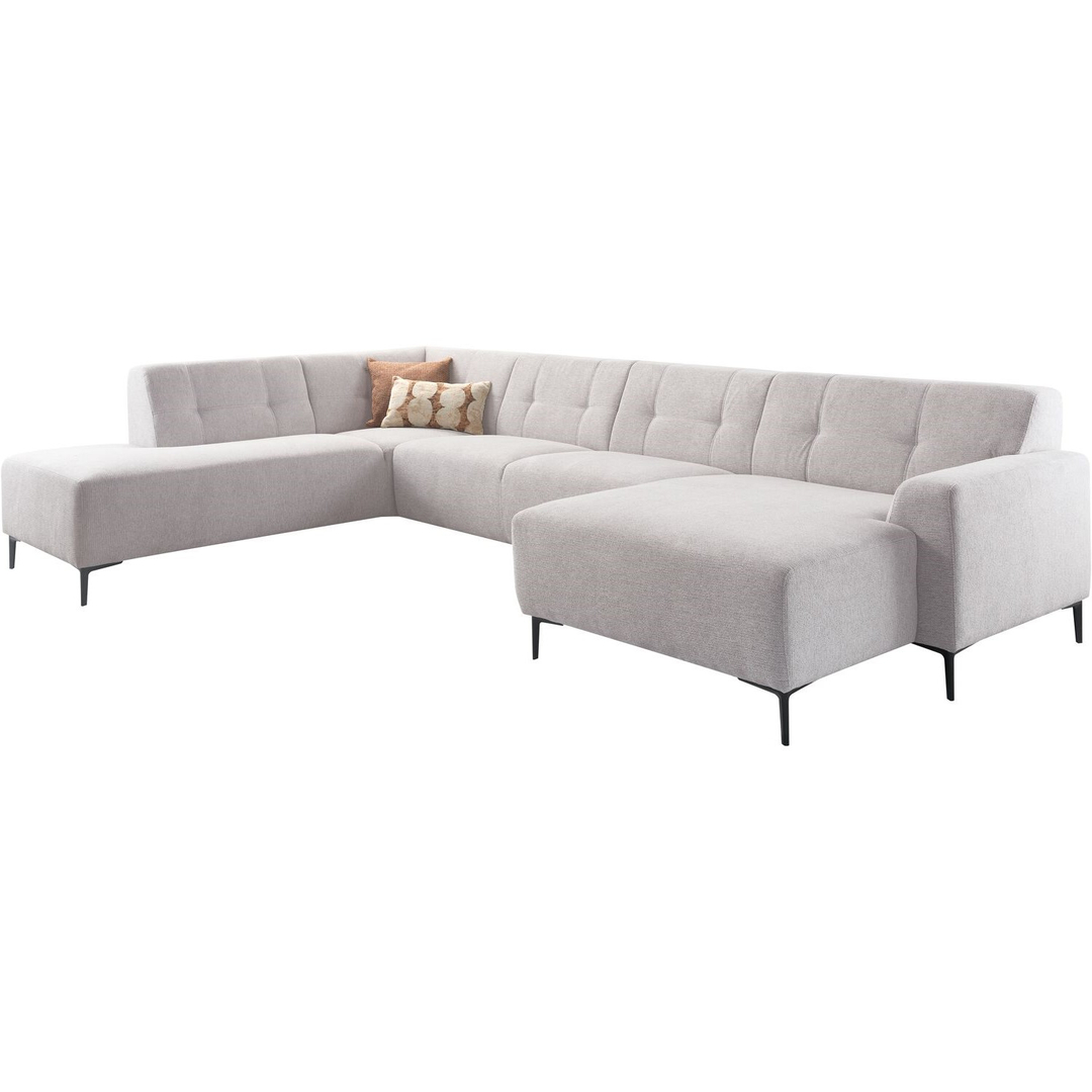 Hoekbank links Tordera grijs premium comfort