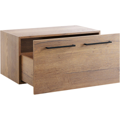 Wandkast Sistema 226x166x45 cm bruin