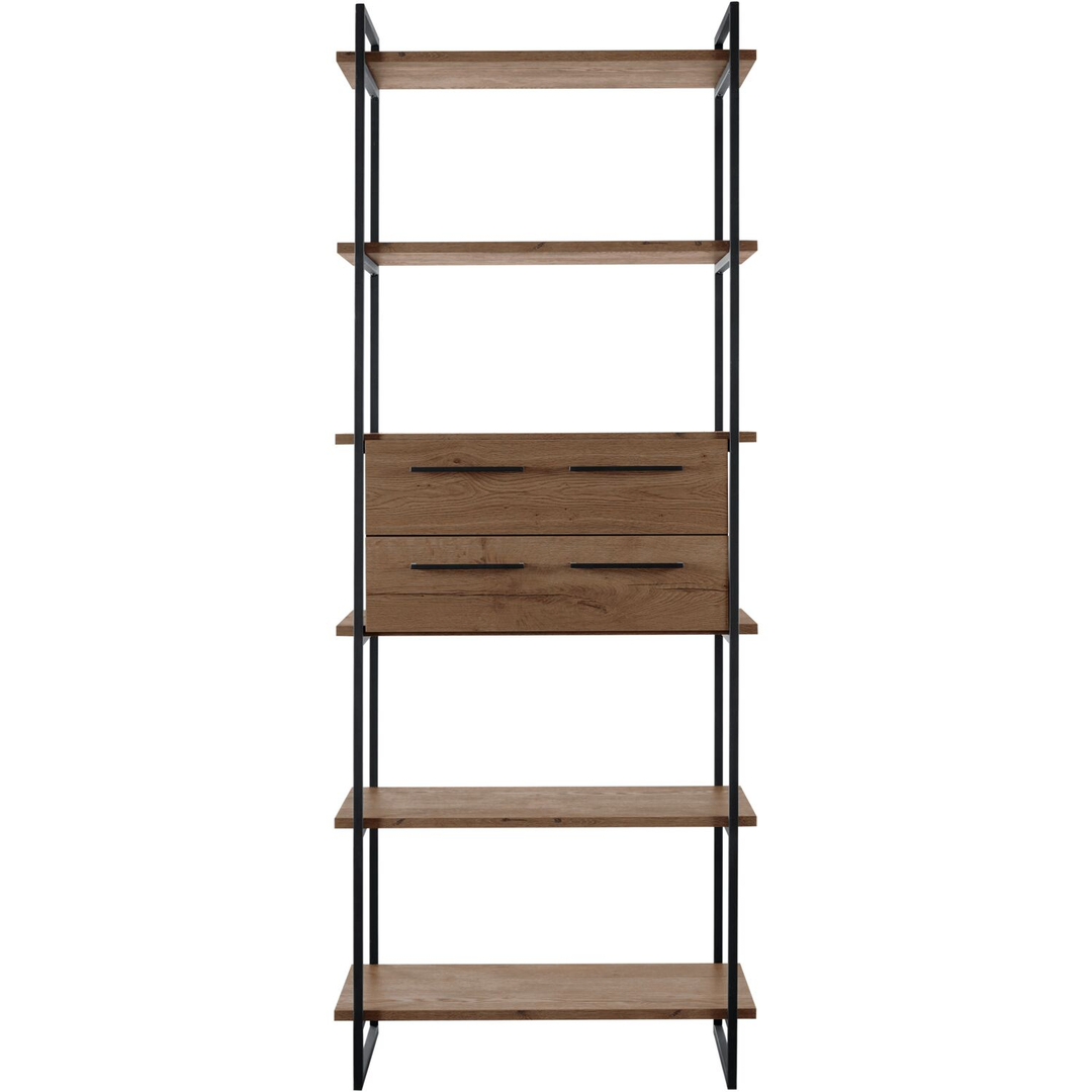 Wandkast Sistema 226x88x45 cm donkerbruin