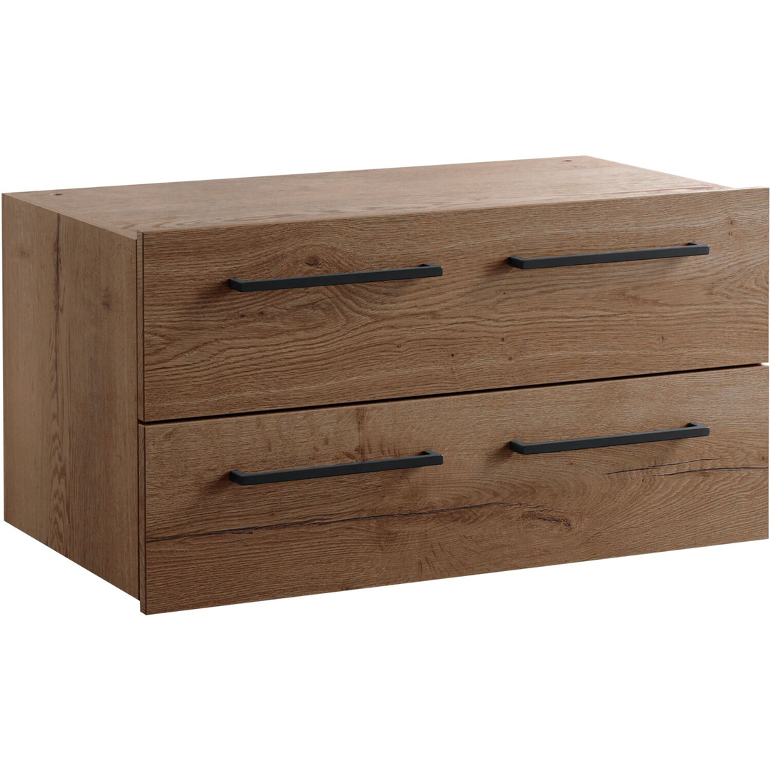 Wandkast Sistema 226x88x45 cm donkerbruin