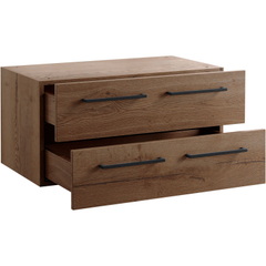 Wandkast Sistema 226x88x45 cm donkerbruin