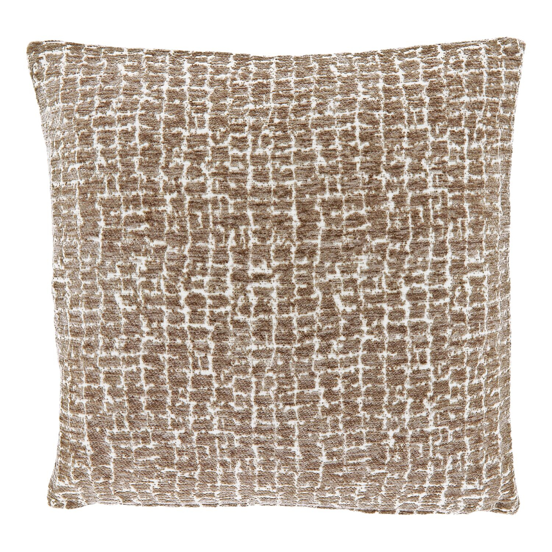 Sierkussen Baschi 45x45cm grijs gestreept