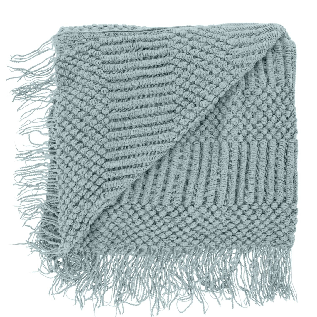 Plaid Follo blauw
