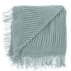 Plaid Follo blauw