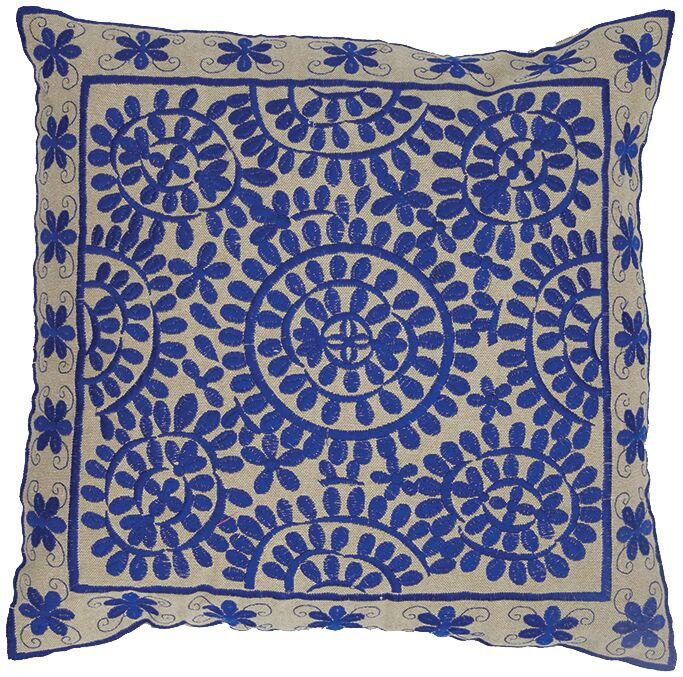 Sierkussen Tasuulo donkerblauw