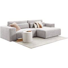 4 zitsbank Lombardy polyetherschuim grijs