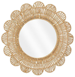 Spiegel Novellara rond 60 cm bruin large
