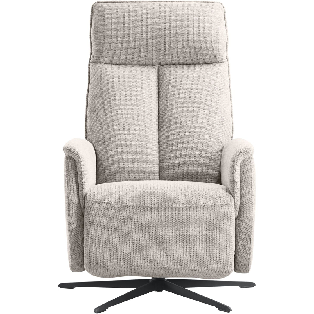 Relaxfauteuil Assele elektrisch lichtgrijs