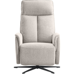 Relaxfauteuil Assele elektrisch lichtgrijs