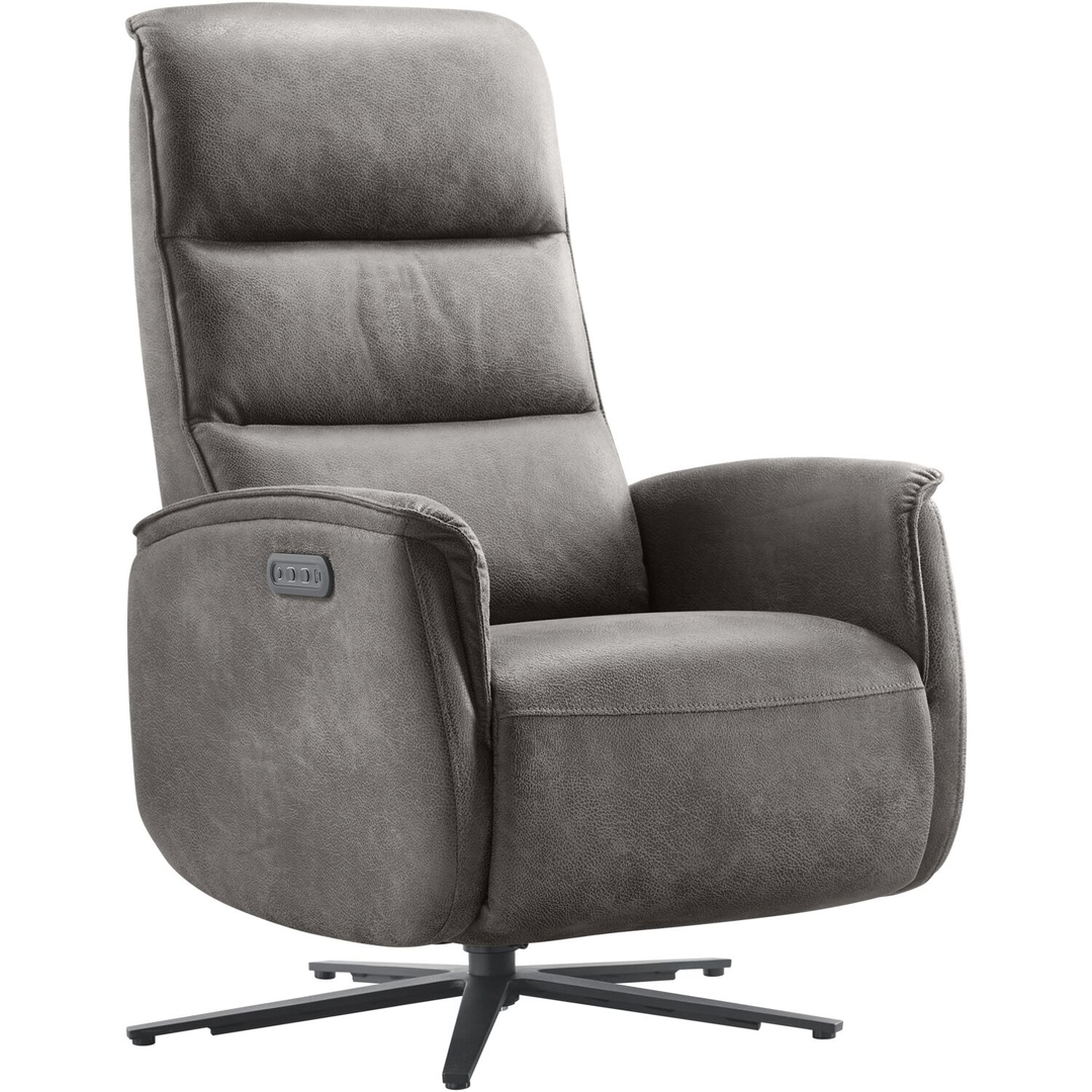Relaxfauteuil Volgere elektrisch grijs