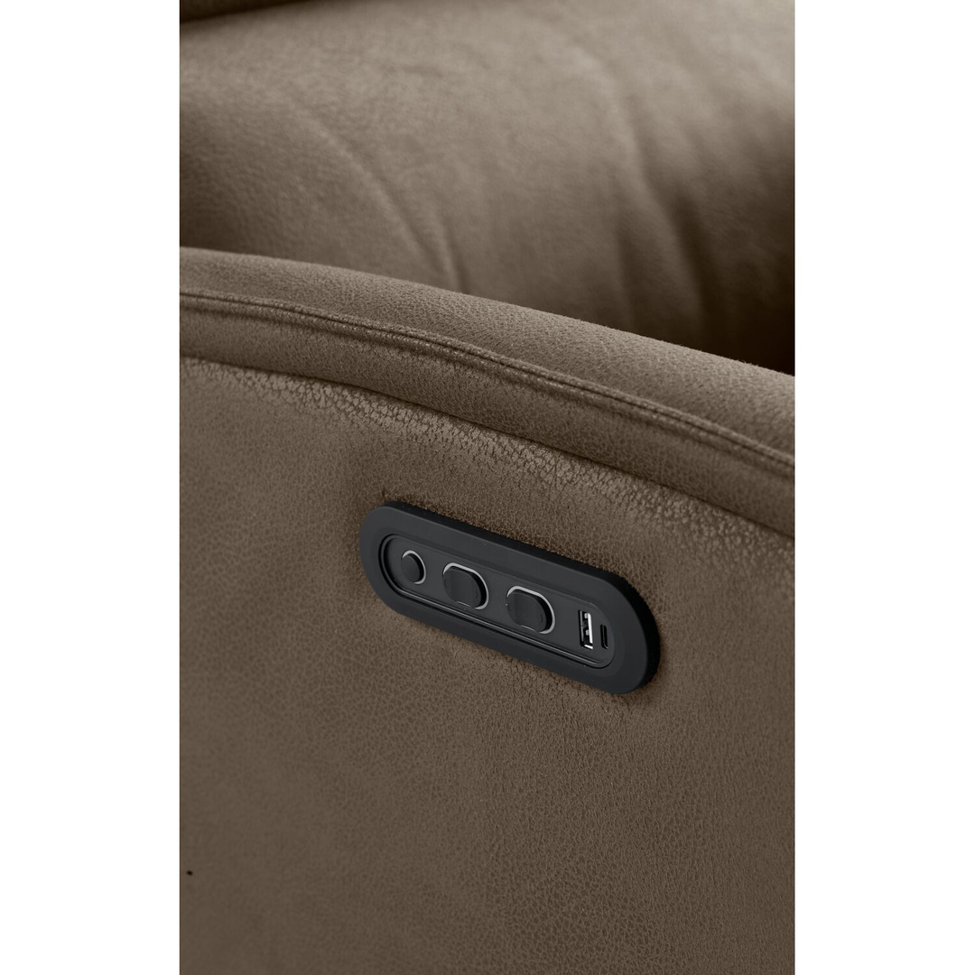 Relaxfauteuil Volgere elektrisch donkerbruin
