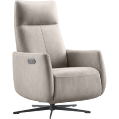Relaxfauteuil Lanciare elektrisch lichtgrijs
