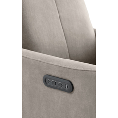 Relaxfauteuil Lanciare elektrisch lichtgrijs