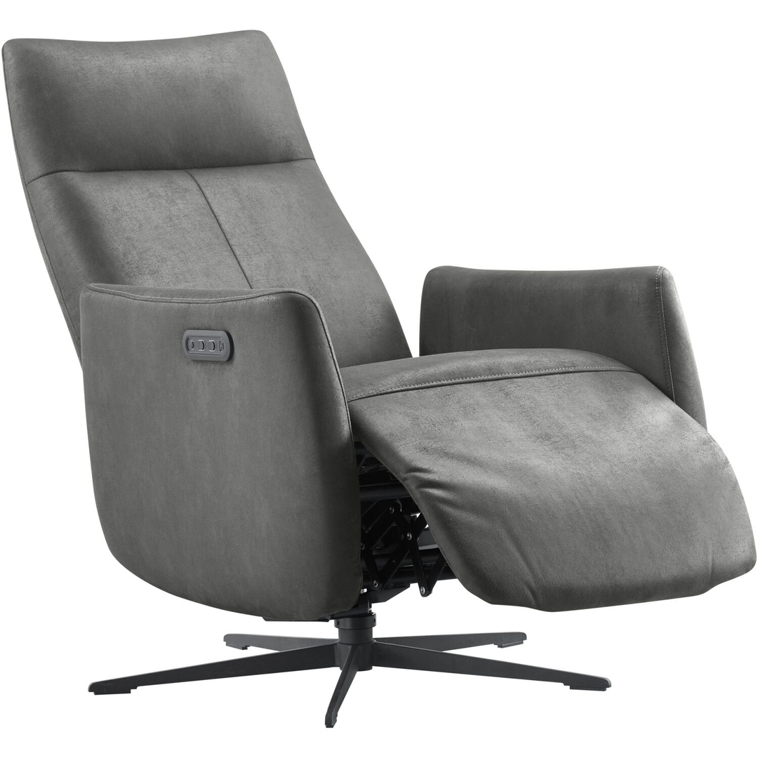 Relaxfauteuil Lanciare elektrisch antraciet