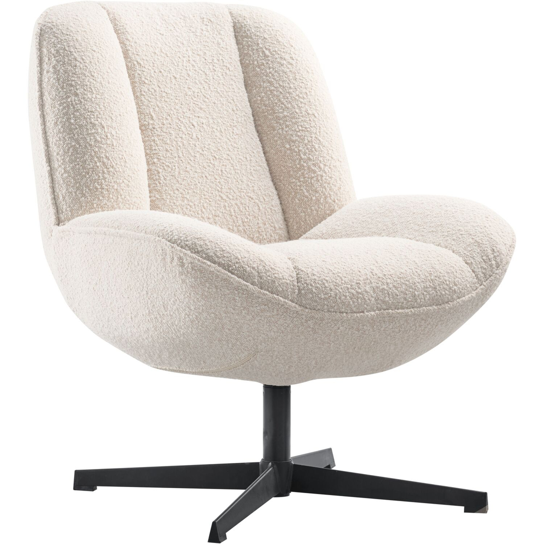 Draaifauteuil Fortenza ecru
