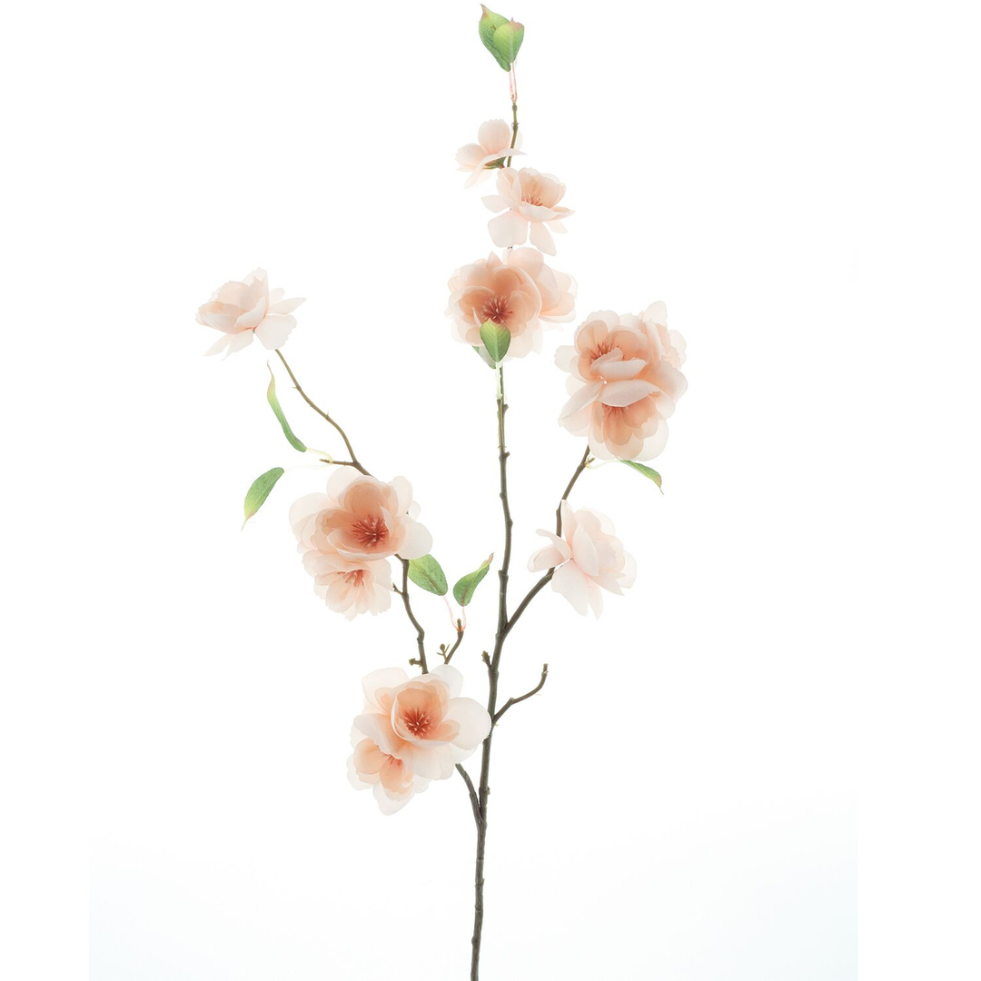 Kunstbloem Cherry blossom oranje