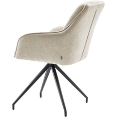 Eetkamerstoel Fendam draaibaar beige