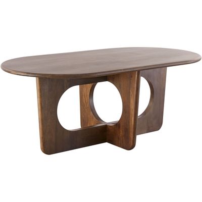Eettafel Aseri mangohout 160x90 cm Deens ovaal
