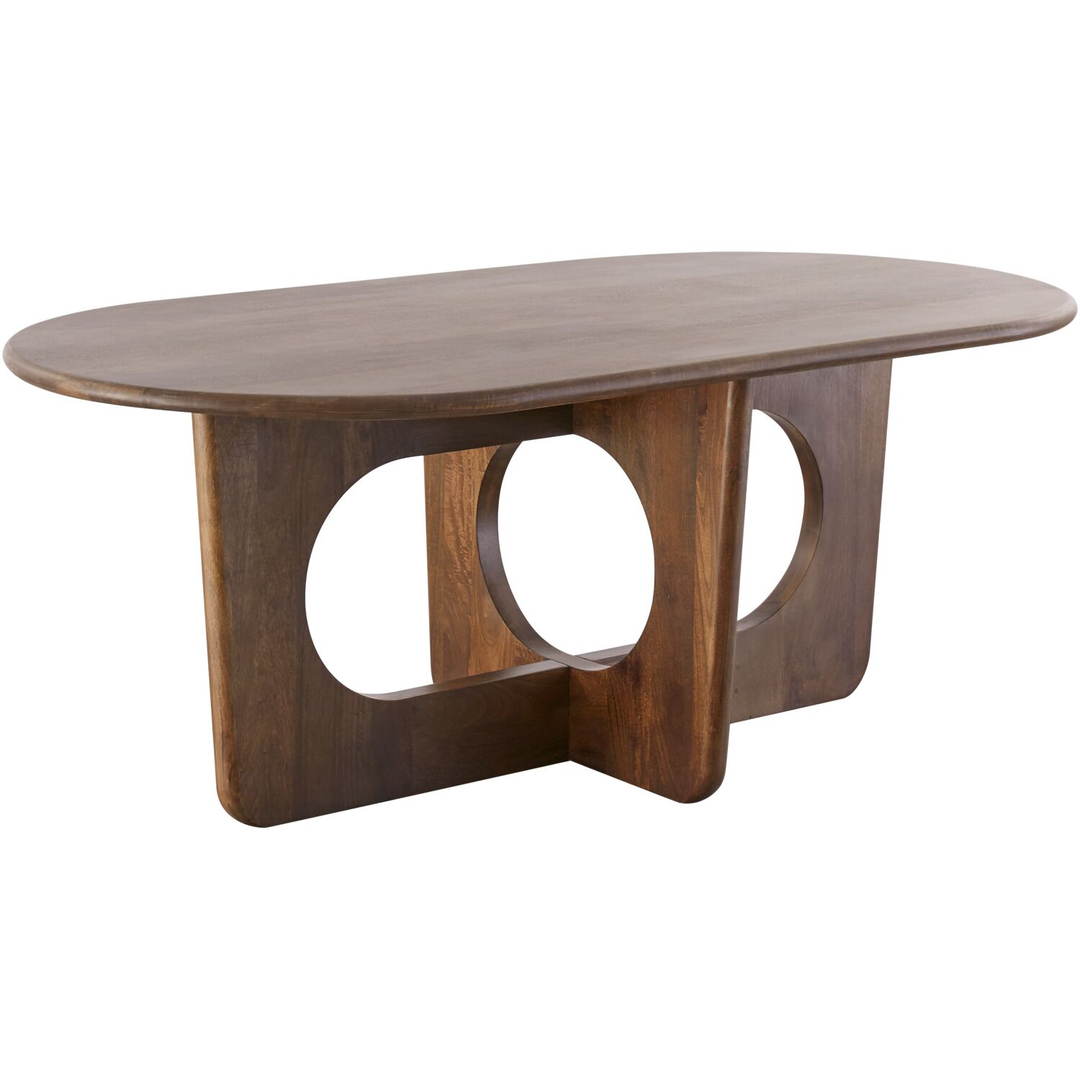 Eettafel Aseri mangohout 200x100 cm Deens ovaal