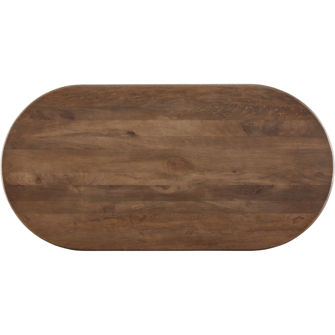 Eettafel Aseri mangohout 200x100 cm Deens ovaal