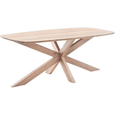 Eettafel Walden eikenhout 200x100 cm Deens ovaal