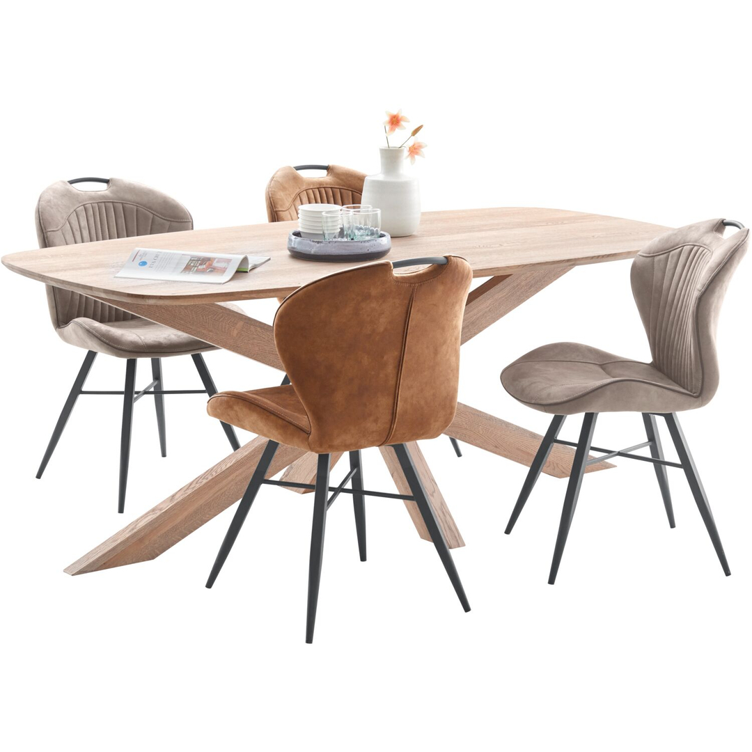 Eettafel Walden eikenhout 200x100 cm Deens ovaal