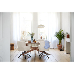 Eettafel Walden eikenhout 200x100 cm Deens ovaal