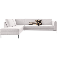 Hoekbank links Arluno grijs basic comfort