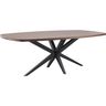 Eettafel Mascaro 275x130 cm Deens ovaal dark mango
