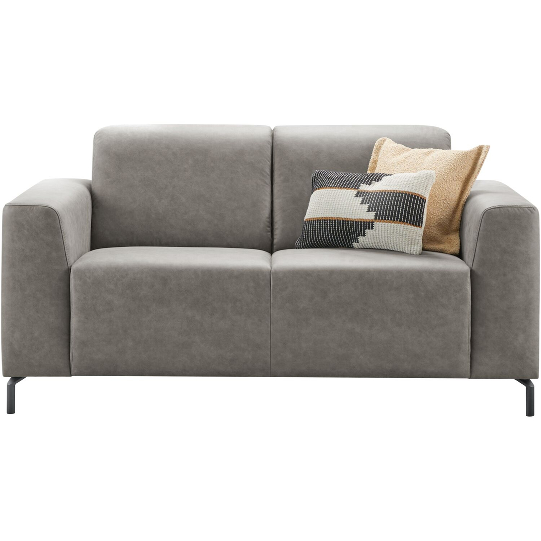2 zitsbank Aveiro grijs premium comfort
