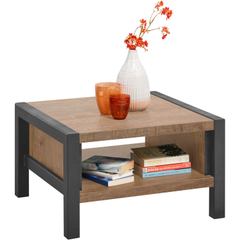 Bijzettafel Mantera donkerbruin 67 cm vierkant