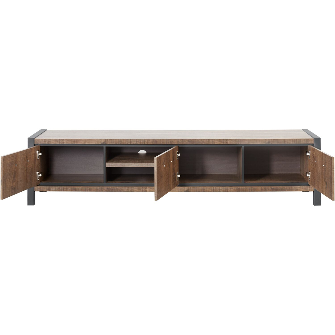 TV-meubel Mantera 216 cm donkerbruin