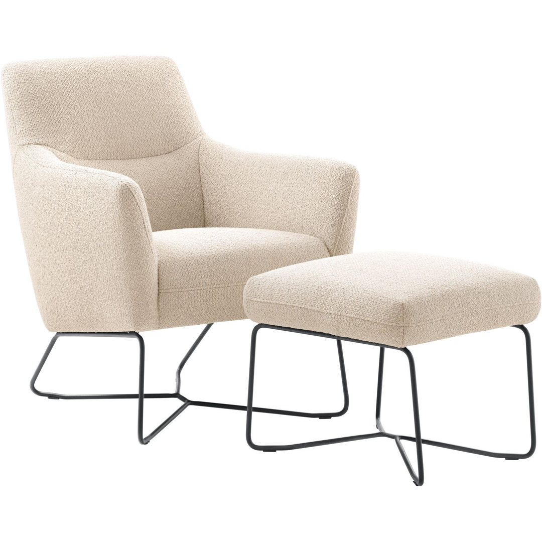 Fauteuil Duna ecru