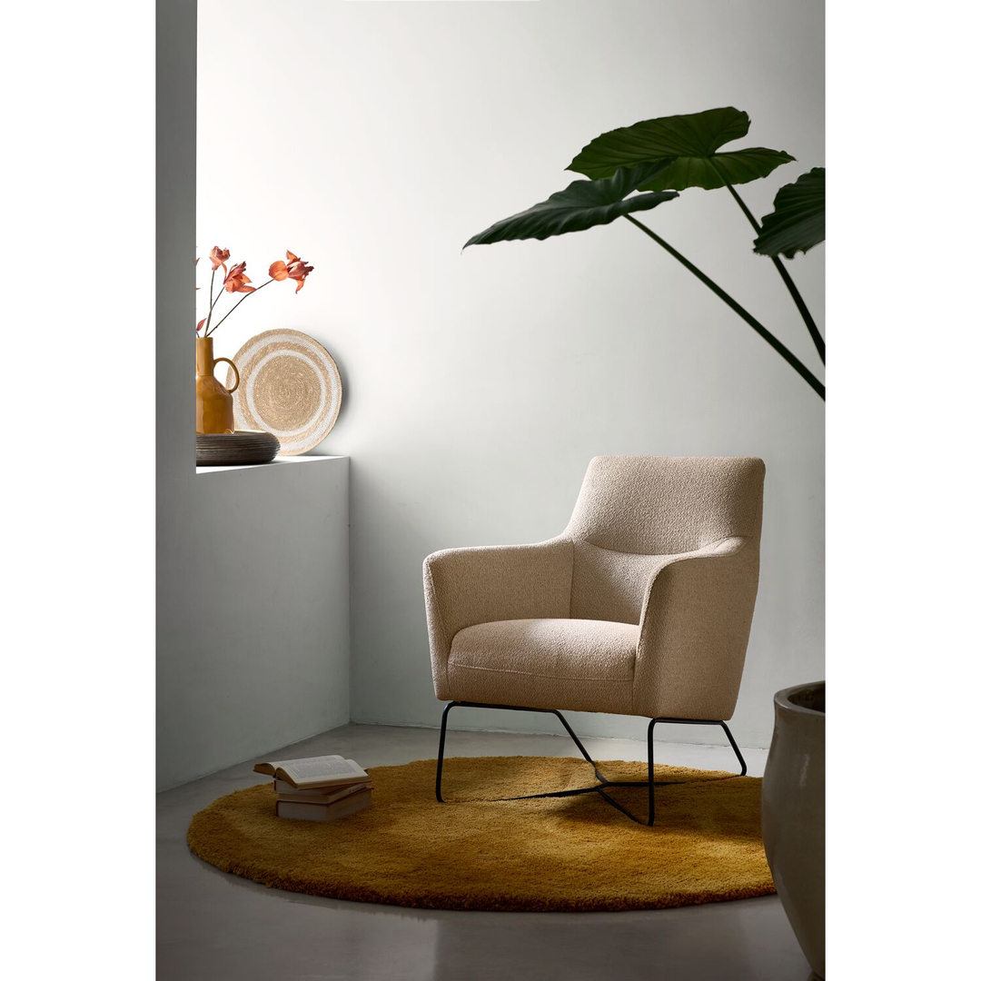Fauteuil Duna ecru
