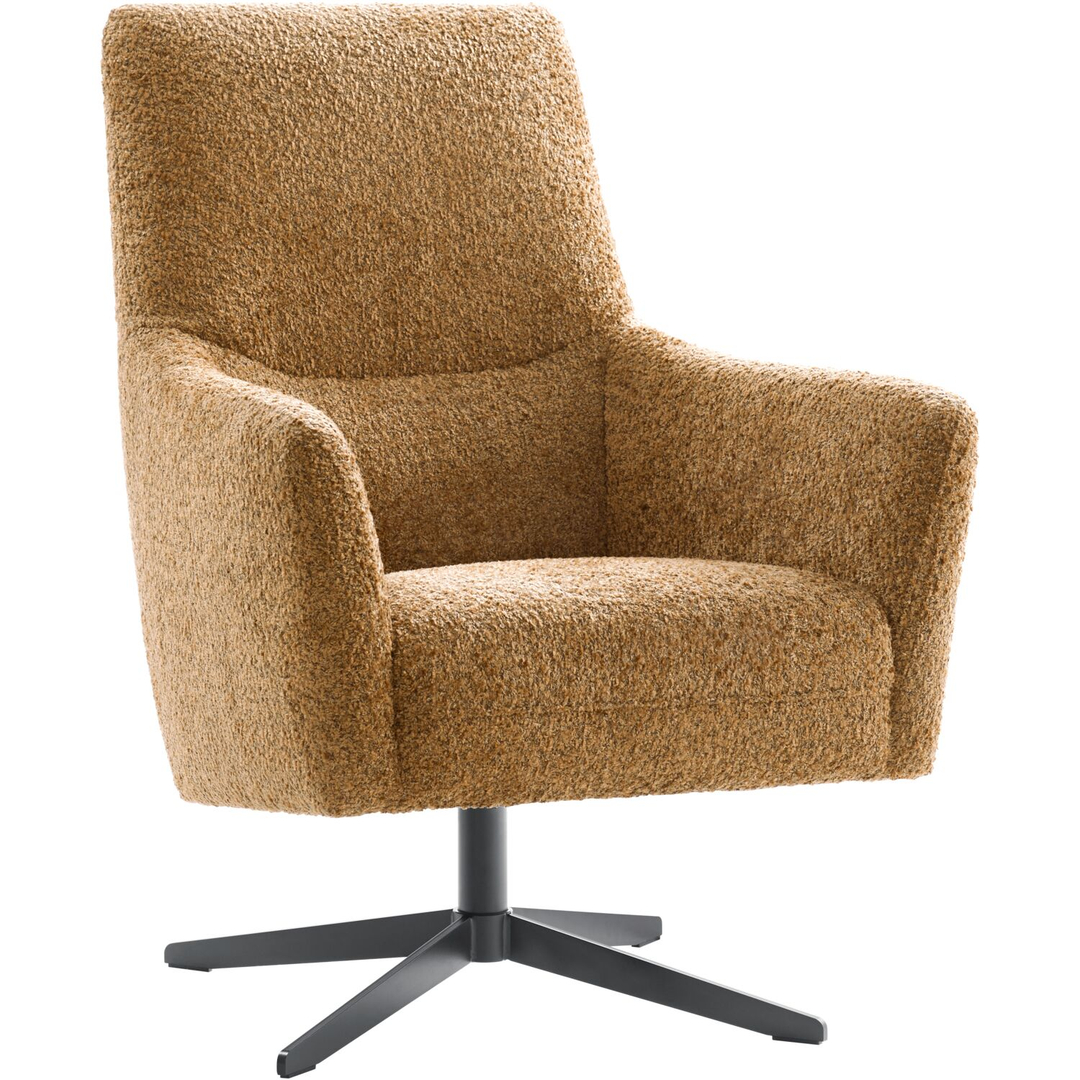 Draaifauteuil Duna okerbruin
