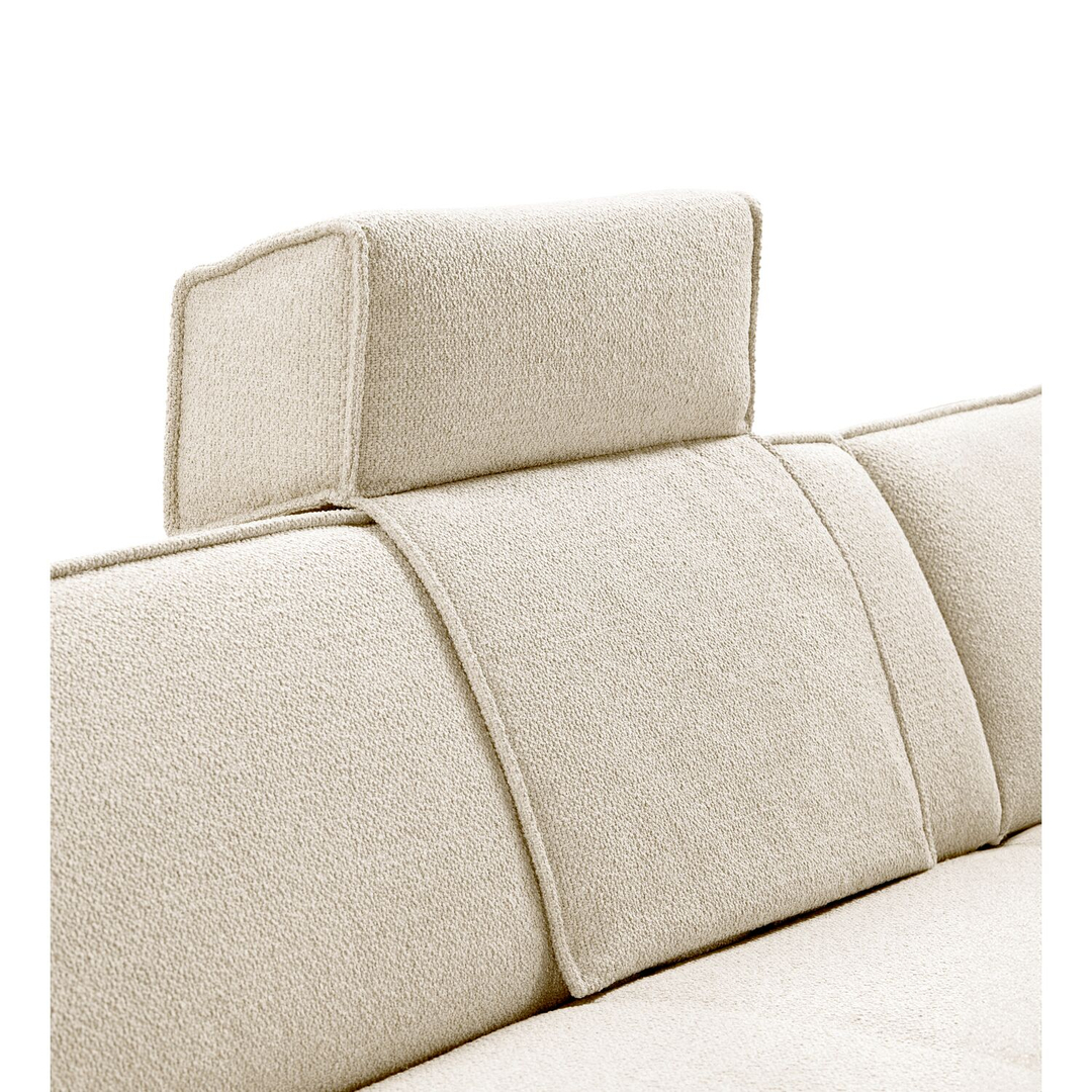Elementenbank links Baricci ecru breed premium comfort