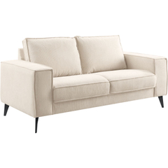 2,5 zitsbank Barrio ecru 2x80 basic comfort