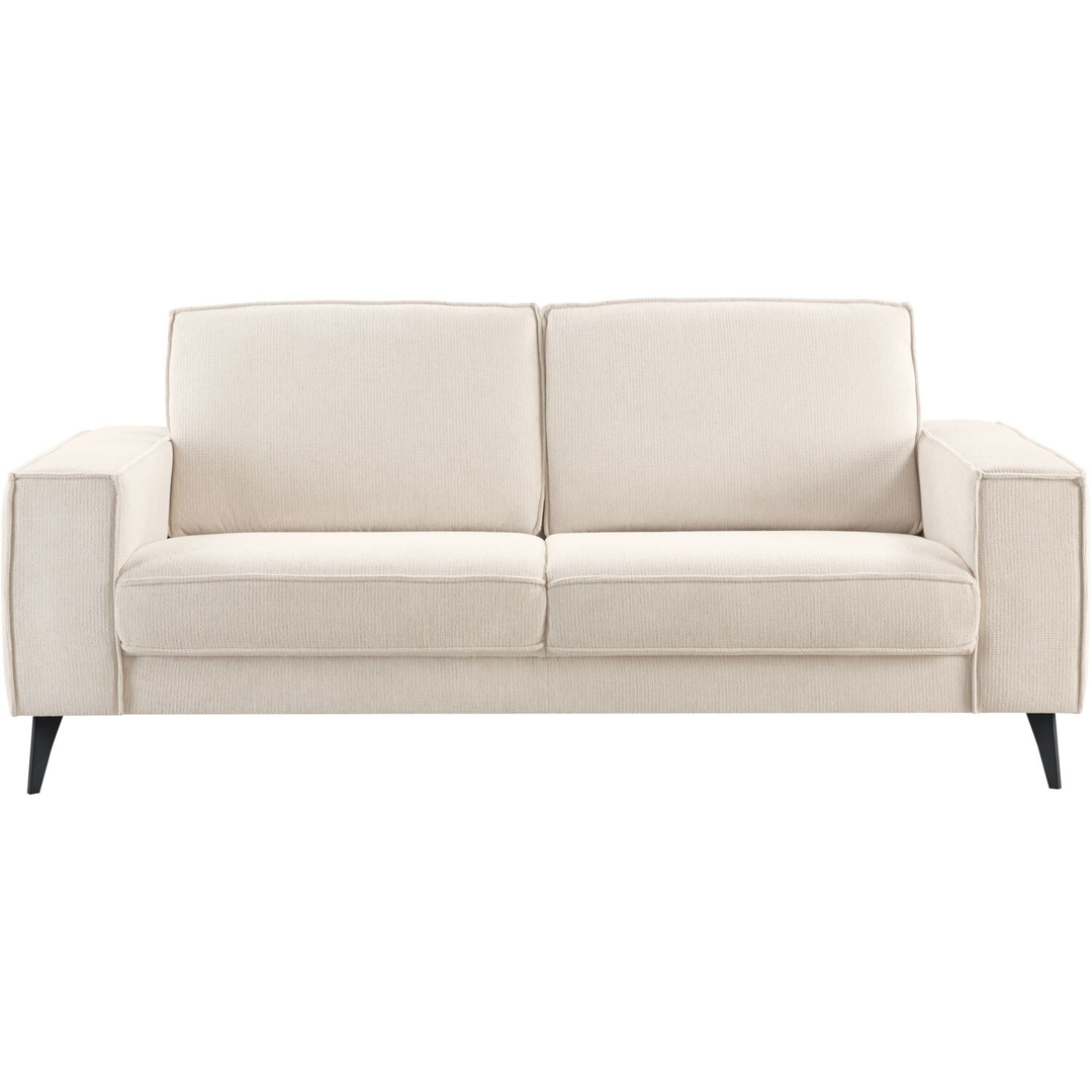 2,5 zitsbank Barrio ecru 2x70 basic comfort