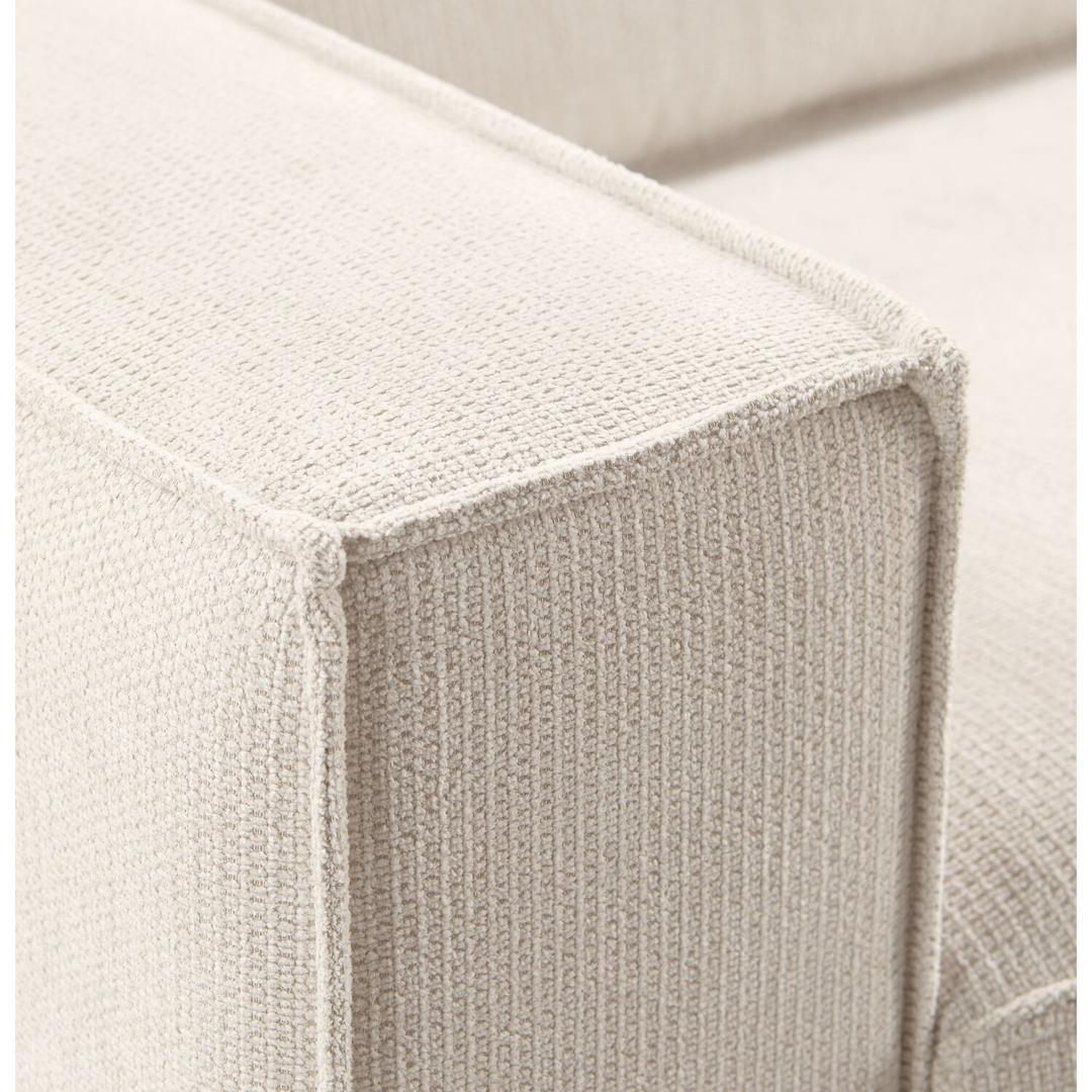 2,5 zitsbank Barrio ecru 2x70 basic comfort