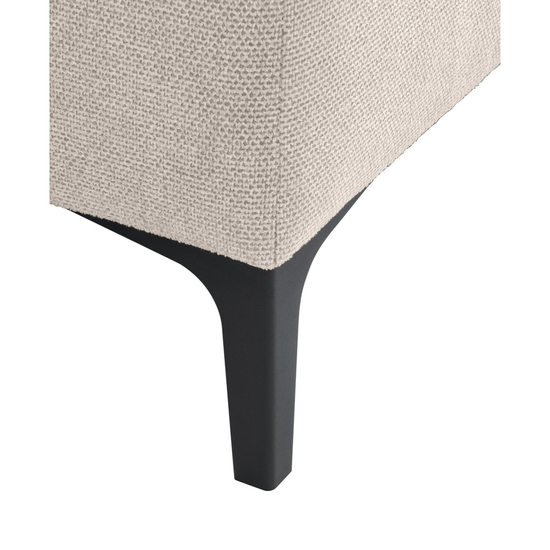 Hoekbank Links Fabria beige basic comfort