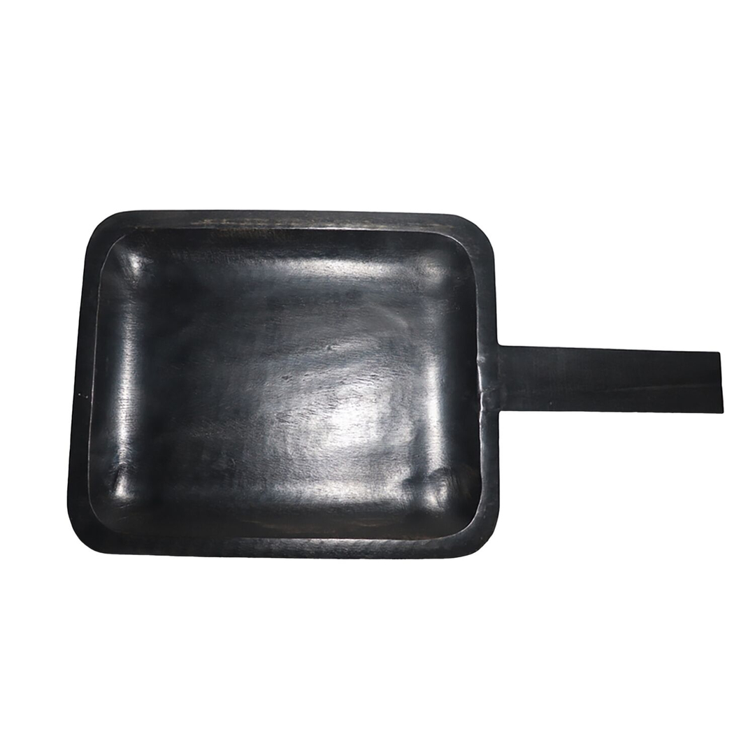 Decoratieschaal Lomnato zwart 25x48 cm