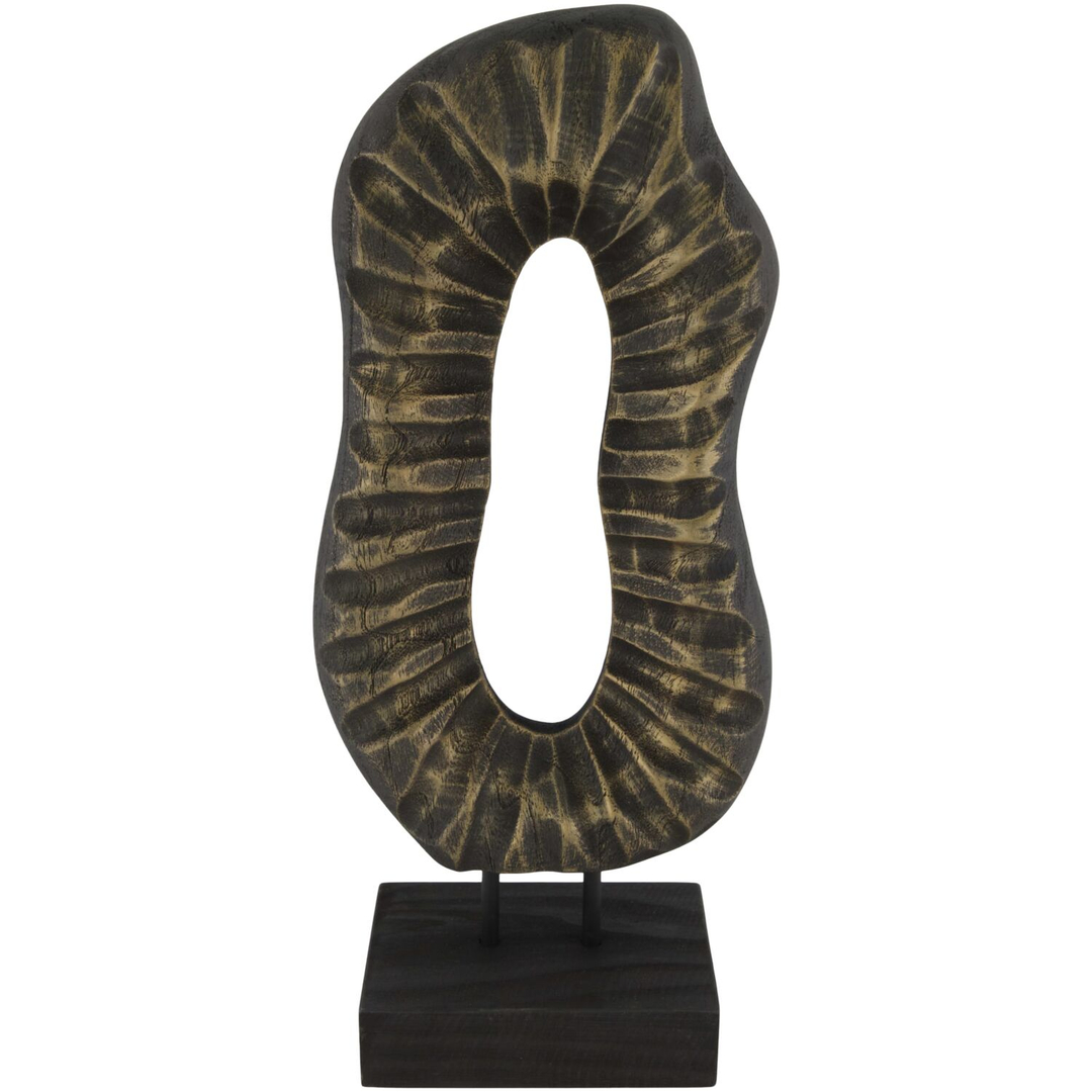 Decoratiebeeld Positano S goud zwart