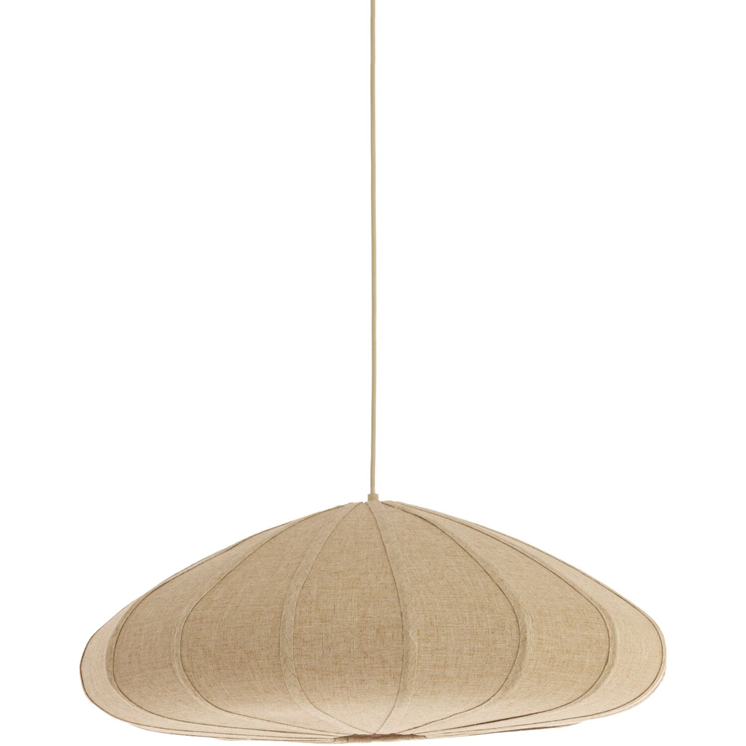 Hanglamp Cantilupo L naturel linnen 1-lichts