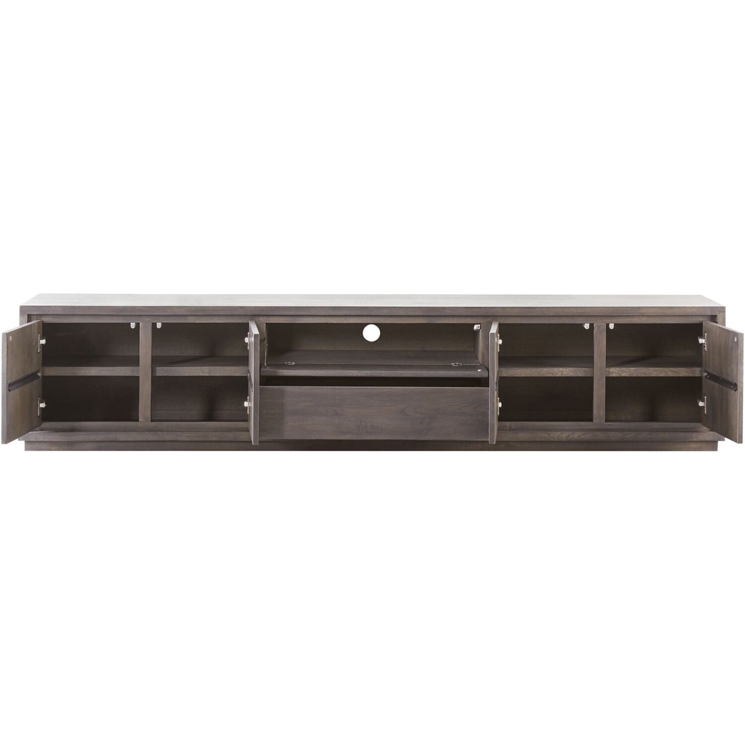 Tv-meubel Lavio grafiet eikenhout 242 cm