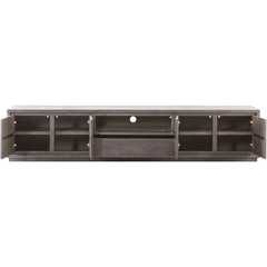 Tv-meubel Lavio grafiet eikenhout 242 cm