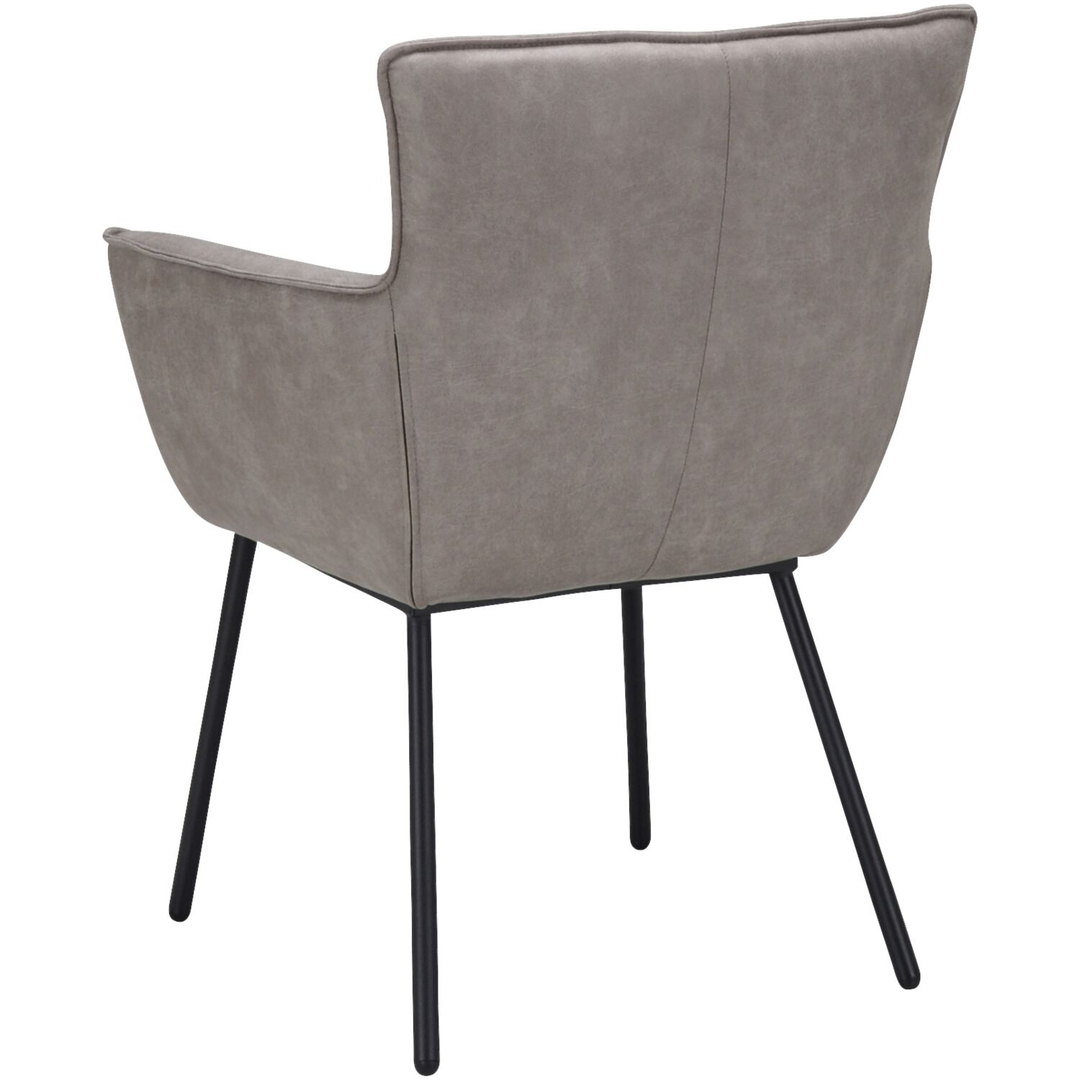 Eetkamerstoel Novile microleder beige