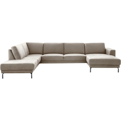 Hoekbank links Moscato grijs relaxfunctie supreme comfort