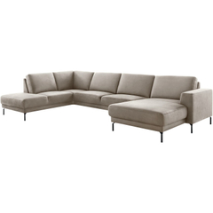 Hoekbank links Moscato grijs relaxfunctie supreme comfort