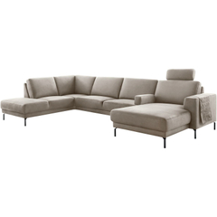 Hoekbank links Moscato grijs relaxfunctie supreme comfort