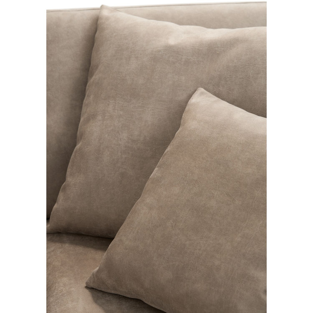 Hoekbank links Moscato traagschuim beige relaxfunctie
